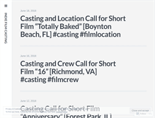 Tablet Screenshot of indiefilmcasting.com